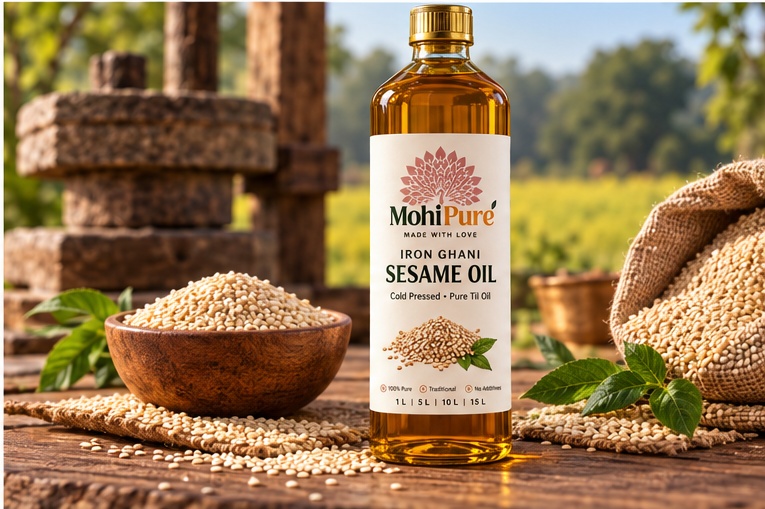 Mohi Pure Cold Pressed Sesame Oil